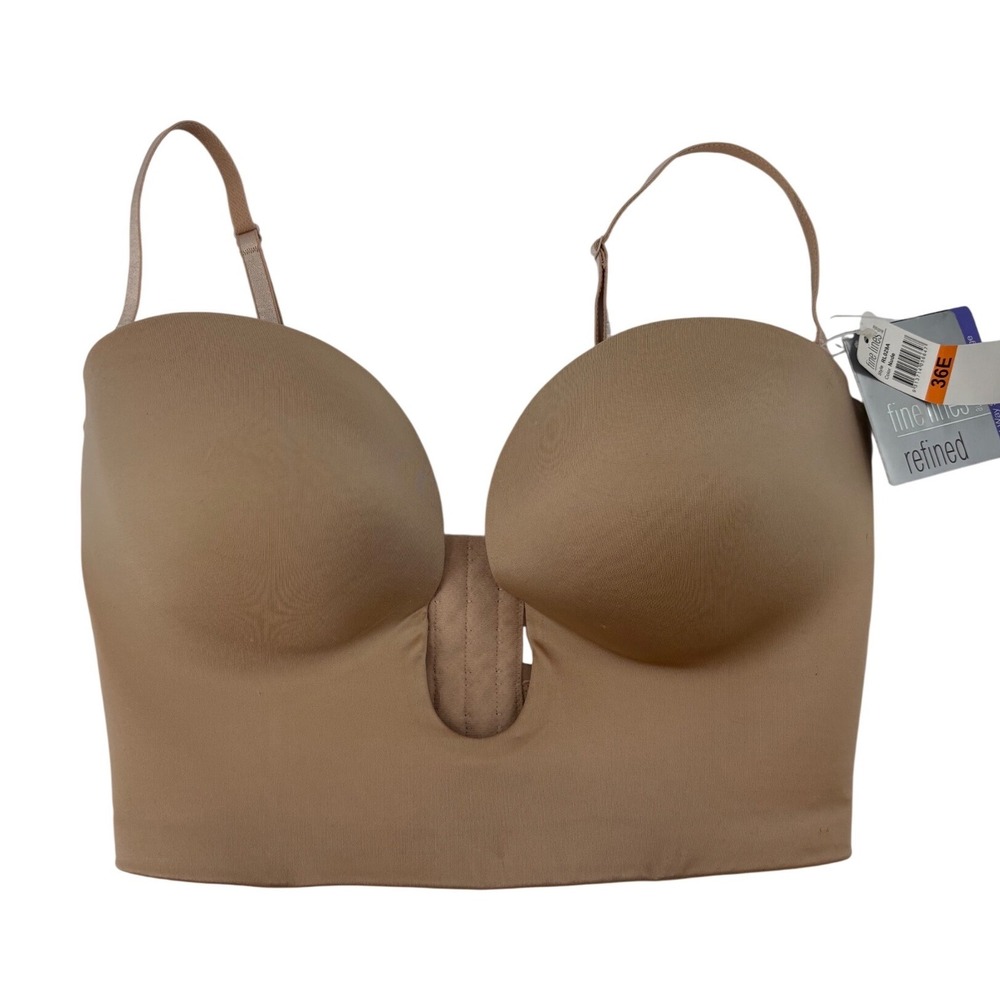 Fine Lines Refined 4 Way Strapless Plunge Bra Nude  36E